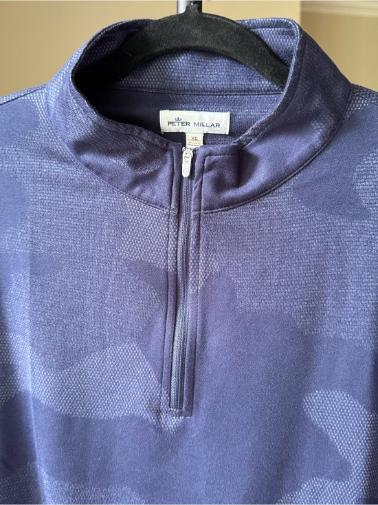 Peter Millar Other - Peter Millar Crown Sport Perth Camo Performance
Quarter-Zip Pullover Navy XL